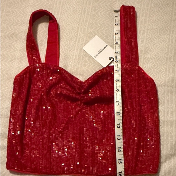 Generation Love Estella Red Sequin Tank Top - Picture 6 of 9